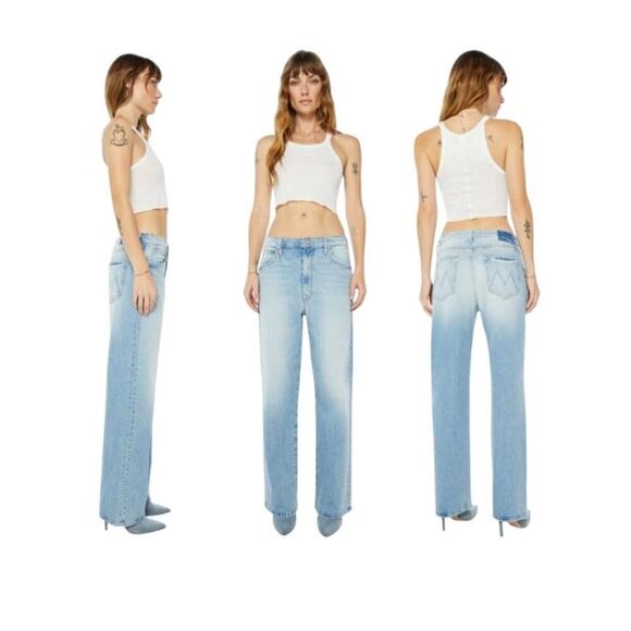 MOTHER Denim - NWT Mother Superior the spitfire sneak I confess size 24 oversized